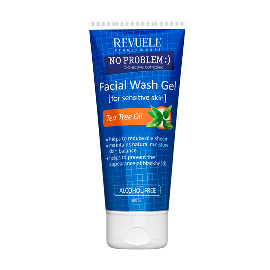 REVUELE NO PROBLEM Washing Gel with Tea Tree Oil-200ml